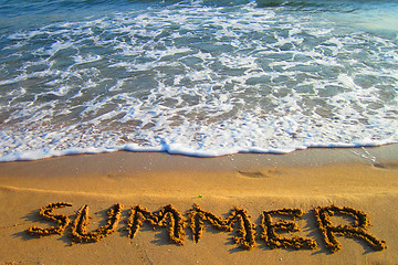 Image showing summer on the beach