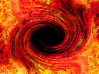 Image showing abstract fire background