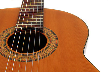 Image showing detail of guitar as very nice music background