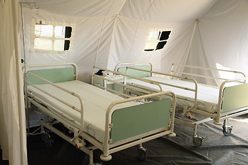 Image showing czech mobile army hospital 