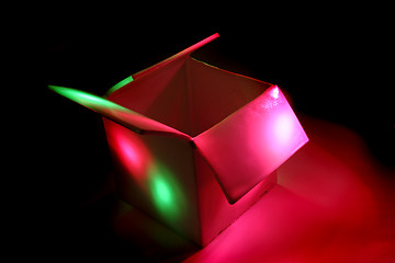 Image showing colourbox - color box in the dark