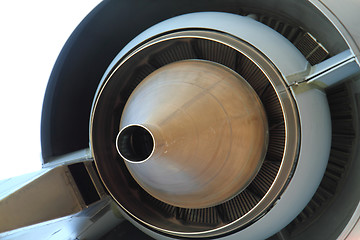 Image showing aircraft turbine 