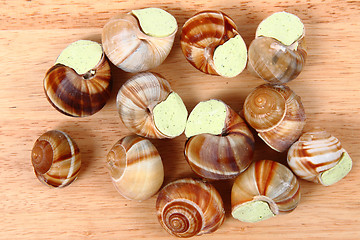 Image showing snails - french gourmet food