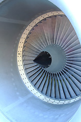 Image showing aircraft turbine 