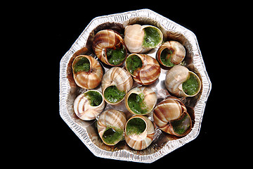 Image showing snails - french gourmet food