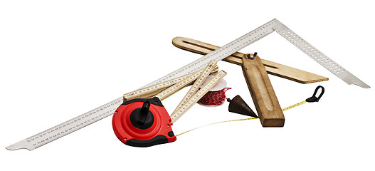 Image showing carpenters tools