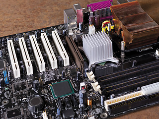 Image showing modern computer main board