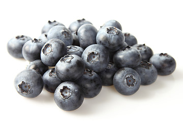Image showing Heap of blueberry