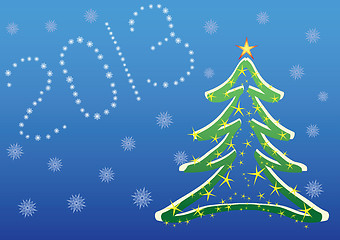 Image showing christmas 2013 background 