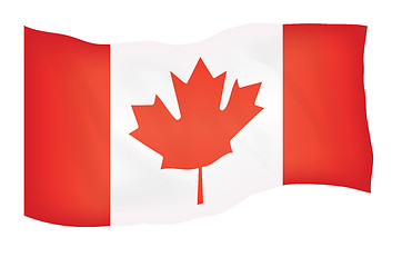 Image showing flag of Canada 
