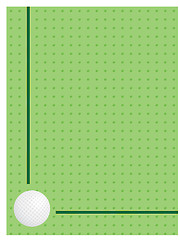 Image showing background with golf ball