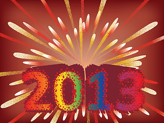 Image showing new year 2013