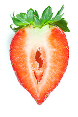Image showing strawberry heart