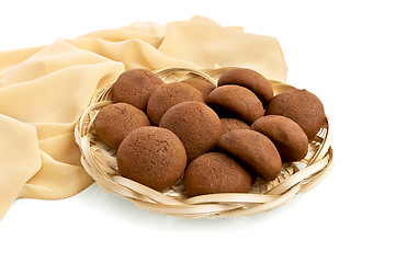 Image showing Gingerbread in a wicker tray