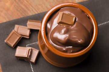 Image showing Homemade Chocolate Pudding