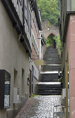 Image showing old stairway in Miltenberg