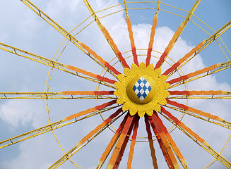 Image showing multicolored big wheel