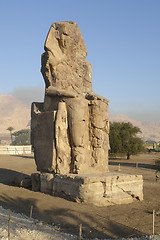 Image showing Colossi of Memnon in Egypt