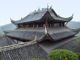 Image showing roof at Fengdu County