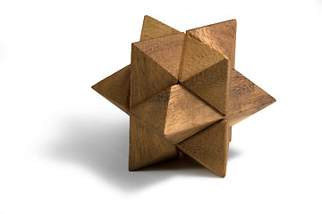 Image showing wooden 3D puzzle