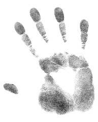 Image showing palm of hand print