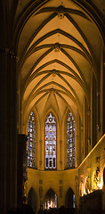 Image showing inside cathedral in Colmar detail