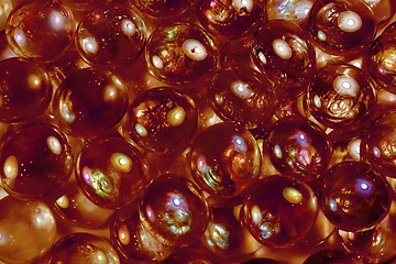 Image showing iridescent glass beads