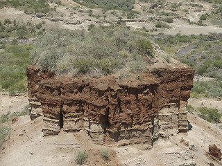 Image showing Olduvai Gorge detail