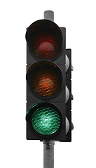 Image showing green traffic light