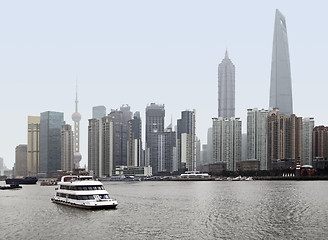 Image showing Skyline of Pudong in Shanghai