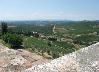 Image showing Chianti in Tuscany