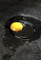 Image showing sunnyside up egg