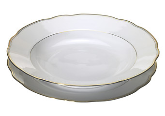 Image showing porcelain dinner set