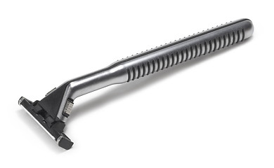 Image showing metallic safety razor