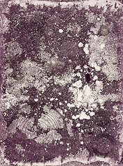 Image showing abstract copper plate engraving