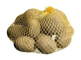 Image showing potatoes in a net