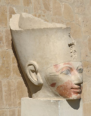 Image showing ancient head of Hatschepsut