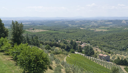 Image showing Chianti in Tuscany