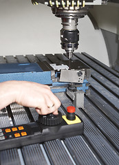 Image showing metal milling machine