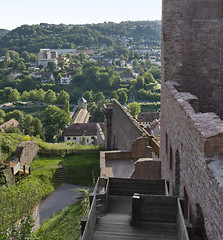 Image showing sunny scenery around Wertheim Castle