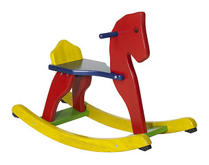 Image showing rocking horse sideways