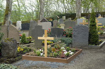Image showing graveyard in the Vulkan Eifel