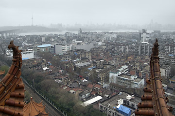 Image showing Wuhan seen from Yellow Crane Tower