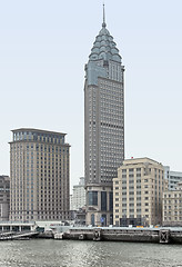 Image showing The Bund in Shanghai