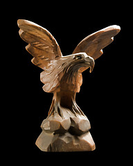 Image showing wooden eagle