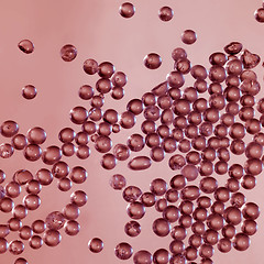 Image showing small translucent globules