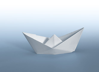 Image showing paper ship