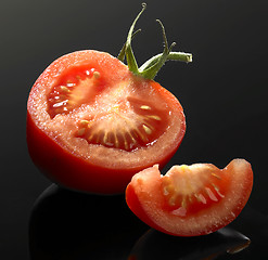 Image showing tomato and cut