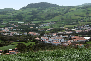 Image showing settlement scenery at the Azores