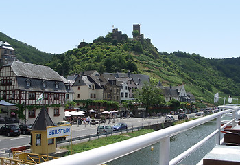 Image showing Beilstein at river Moselle 